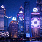 球迷屋网站标志 - 一个足球与对话气泡结合的图案